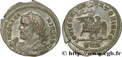 LICINIUS Ier(11/08/308-09/324)Valerius Licinianus Licinius Pseudo-argenteus N° v36_0828    Date : 313 Nom de l'atelier : Belgique, Trèves Métal : billon Diamètre : 17,5mm Axe des coins : 6h. Poids : 1