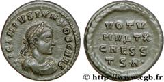 LICINIUS II(1/04/317-09/324)Flavius Valerius Constantinus Licinianus LiciniusCésar(317-324) Centenionalis ou nummus N° v36_0843    Date : 319 Nom de l'atelier : Macédoine, Thessalonique Métal : cuivre