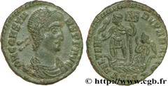 CONSTANS(25/12/335-18/01/350)Flavius Julius ConstansAuguste(9/09/337-18/01-350) Demi-maiorina, (PB, ئ 3) N° v36_1054    Date : 348-350 Nom de l'atelier : Siscia Métal : cuivre Diamètre : 19,5mm Axe de