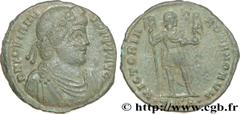JOVIEN(27/06/363-17/02/364)Flavius Claudius Jovianus Double maiorina, (GB, ئ 1) N° v36_1090    Date : 363-364 Nom de l'atelier : Thessalonique Métal : cuivre Diamètre : 28mm Axe des coins : 4h. Poids 