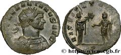 Roman coins AURELIAN Type : Antoninien  Date : automne 271 - automne 272  Date : 271-272  Mint name / Town : Milan  Metal : billon  Millesimal fineness : 50  ‰ Diameter : 21  mm Orientation dies : 1  