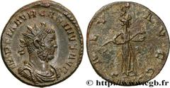 Roman coins CARINUS Type : Aurelianus  Date : 284  Mint name / Town : Lyon  Metal : billon  Millesimal fineness : + 50  ‰ Diameter : 21,5  mm Orientation dies : 1  h. Weight : 4,57  g. Rarity : R2  Of