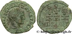 Provincial Coins SEVERUS ALEXANDER Type : Diassaria  Date : 223-226  Mint name / Town : Nicée, Bithynie  Metal : copper  Diameter : 20,5  mm Orientation dies : 6  h. Weight : 4,52  g. Obverse descript