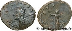 Roman coins CLAUDIUS II GOTHICUS Type : Antoninien  Date : mi-269  Date : 269  Mint name / Town : Siscia  Metal : billon  Millesimal fineness : 30  ‰ Diameter : 19  mm Orientation dies : 12  h. Weight