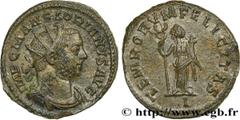 Roman coins FLORIANUS Type : Aurelianus  Date : septembre - octobre  Date : 276  Mint name / Town : Lyon  Metal : billon  Millesimal fineness : 50  ‰ Diameter : 22  mm Orientation dies : 6  h. Weight 