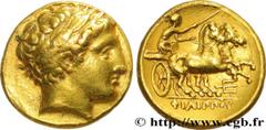 Greek Coins KINGDOM OF MACEDONIA - PHILIP III Type : Statère d'or  Date : c. 323-315 AC.  Mint name / Town : Pella, Macédoine  Metal : gold  Diameter : 18  mm Orientation dies : 4  h. Weight : 8,57  g