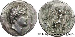 Greek Coins SYRIA - SELEUKID KINGDOM - ALEXANDER I BALAS Type : Tétradrachme  Date : an 163  Mint name / Town : Antioche, Syrie  Metal : silver  Diameter : 31  mm Orientation dies : 12  h. Weight : 15