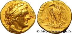 Greek Coins EGYPT - LAGID OR PTOLEMAIC KINGDOM - PTOLEMY I SOTER Type : Hemidrachme  Date : 305-283 AC  Metal : gold  Diameter : 10,5  mm Orientation dies : 1  h. Weight : 1,75  g. Rarity : R2  Obvers