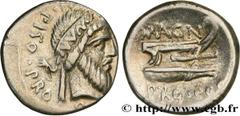 Roman coins POMPEY THE GREAT Type : Denier  Date : c. 49-48 AC.  Mint name / Town : Grèce  Metal : silver  Millesimal fineness : 950  ‰ Diameter : 17,5  mm Orientation dies : 12  h. Weight : 3,84  g. 