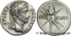 Roman coins AUGUSTUS Type : Denier  Date : 19-18 AC.  Mint name / Town : Espagne, Caesaraugusta  Metal : silver  Millesimal fineness : 950  ‰ Diameter : 19  mm Orientation dies : 5  h. Weight : 3,73  