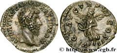 Roman coins LUCIUS VERUS Type : Denier  Date : août - décembre  Date : 166  Mint name / Town : Rome  Metal : silver  Millesimal fineness : 800  ‰ Diameter : 18  mm Orientation dies : 12  h. Weight : 3