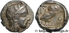 Greek Coins ATTICA - ATHENS Type : Tétradrachme  Date : c. 430 AC.  Mint name / Town : Athènes  Metal : silver  Diameter : 25  mm Orientation dies : 9  h. Weight : 17,20  g. Obverse legend : Anépigrap