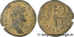 Provincial Coins JUDAEA - AGRIPPA II Type : Unité  Date : an 35  Mint name / Town : Samarie, Césarée Panias  Metal : copper  Diameter : 21  mm Orientation dies : 12  h. Weight : 5,76  g. Rarity : R1  