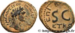 Provincial Coins JUDAEA - AGRIPPA II Type : Unité  Date : an 35  Mint name / Town : Samarie, Césarée Panias  Metal : copper  Diameter : 19  mm Orientation dies : 6  h. Weight : 5,84  g. Rarity : R1  O
