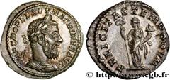 Roman coins MACRINUS Type : Denier  Date : octobre - décembre  Date : 217  Mint name / Town : Rome  Metal : silver  Millesimal fineness : 500  ‰ Diameter : 19,5  mm Orientation dies : 12  h. Weight : 