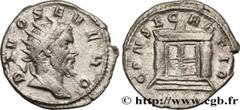 Roman coins DIVI consecration of TRAJANUS DECIUS Type : Antoninien  Date : 251  Mint name / Town : Rome  Metal : billon  Millesimal fineness : 400  ‰ Diameter : 21,5  mm Orientation dies : 6  h. Weigh