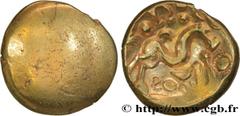 Celtic coins AMBIANI (Area of Amiens) Type : Statère d'or uniface  Date : c. 60-50 AC.  Mint name / Town : Amiens (80)  Metal : gold  Diameter : 17  mm Weight : 5,92  g. Rarity : R2  Obverse legend : 