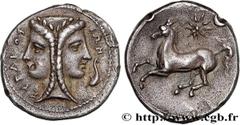 Greek Coins SICILY - SYRACUSE Type : Dilitra  Date : c. 343-317 AC.  Mint name / Town : Syracuse, Sicile  Metal : silver  Diameter : 14  mm Orientation dies : 10  h. Weight : 1,58  g. Rarity : R3  Obv