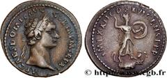 Roman coins DOMITIANUS Type : Denier  Date : 92  Mint name / Town : Rome  Metal : silver  Millesimal fineness : 900  ‰ Diameter : 19  mm Orientation dies : 6  h. Weight : 3,71  g. Rarity : R2  Obverse