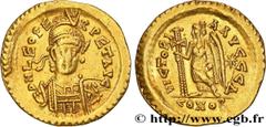 Roman coins LEO I Type : Solidus   Date : 457-462  Mint name / Town : Constantinople  Metal : gold  Diameter : 20  mm Orientation dies : 6  h. Weight : 4,45  g. Officine : 4e  Obverse legend : D N LEO