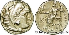ROYAUME DE MACEDOINE - ANTIGONE LE BORGNE(323-301 avant J.-C.)Monnayage au nom et au type d'Alexandre III le Grand Drachme N° v38_0125    Date : c. 310-301 AC. Nom de l'atelier : Ionie, Colophon Métal
