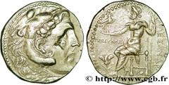 CARIE - خLES DE CARIE - RHODES(IIIe-IIe siècles avant J.-C.)Monnayage au nom et au type d'Alexandre III le Grand Tétradrachme N° v38_0244    Date : c. 201-190 AC. Nom de l'atelier : Rhodes Métal : arg