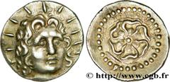 CARIE - خLES DE CARIE - RHODES(IIe-Ier siècles avant J.-C.) Trihémidrachme N° v38_0247    Date : c. 70-60 AC Nom de l'atelier : Rhodes Métal : argent Diamètre : 18,5mm Axe des coins : 6h. Poids : 4,21