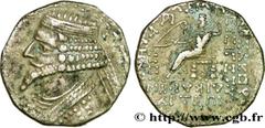 ROYAUME PARTHE - TIRIDATE(29-27 avant J.-C.) Tétradrachme N° v38_0323    Date : c. 29-27 AC. Nom de l'atelier : Séleucie du Tigre Métal : billon Diamètre : 26,5mm Axe des coins : 12h. Poids : 12,55g. 
