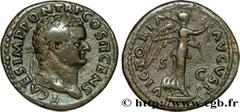 TITUS(1/07/69-13/09/81)Titus Flavius VespasianusCo-empereur(07/71-24/06/79) As, (MB, ئ 27) N° v38_0507    Date : 73 Nom de l'atelier : Rome Métal : bronze Diamètre : 27mm Axe des coins : 6h. Poids : 9