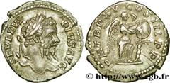 SEPTIME SEVERE(13/04/193-4/02/211)Lucius Septimius Severus Denier N° v38_0668    Date : 207 Nom de l'atelier : Rome Métal : argent Diamètre : 19mm Axe des coins : 6h. Poids : 3,04g. Degré de rareté : 