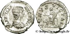 PLAUTILLE(+211)Publia Fulvia PlautillaAugusta(202-205) Denier N° v38_0700    Date : 204 Nom de l'atelier : Rome Métal : argent Diamètre : 19mm Axe des coins : 11h. Poids : 3,11g. Degré de rareté : R1 