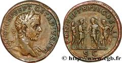 GETA(06/198-26/02/212)Lucius puis Publius Septimius GetaAuguste(fin 209-26/02/212) Sesterce, (GB, ئ 33) N° v38_0708    Date : 210 Nom de l'atelier : Rome Métal : cuivre Diamètre : 32,5mm Axe des coins