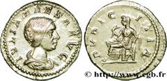 JULIA MAESA(+223 ou 226)Julia MوsaSœur de Julia Domna, mère de Julia Soémias et de Julia Mamée, grand-mère d'Elagabal et d'Alexandre Sévère - Augusta(218-223/226) Denier N° v38_0736    Date : 222 Nom 