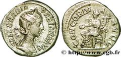 ORBIANE(225)Sallustia Barbia OrbianaFemme d'Alexandre Sévère Denier N° v38_0763    Date : 225 Nom de l'atelier : Rome Métal : argent Diamètre : 18,5mm Axe des coins : 12h. Poids : 3,01g. Degré de rare
