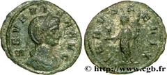 SEVERINE(+ après 275)Ulpia SeverinaFemme d'Aurélien - Augusta(274-275) Demi-aurelianus N° v38_1092    Date : 275 Nom de l'atelier : Rome Métal : billon Diamètre : 18mm Axe des coins : 12h. Poids : 2,0
