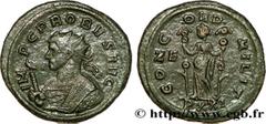 PROBUS(06-07/276-09/282)Marcus Aurelius Probus Aurelianus N° v38_1110    Date : 281 Nom de l'atelier : Italie, Ticinum Métal : billon Diamètre : 22,5mm Axe des coins : 5h. Poids : 5,39g. Etat de conse