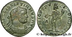 DIOCLETIEN(20/11/284-1/05/305)Caius Aurelius Valerius DiocletianusAuguste (20/11/284-1/05/305) Follis ou nummus N° v38_1125    Date : 296 Nom de l'atelier : Lyonnaise, Lyon Métal : cuivre Diamètre : 2