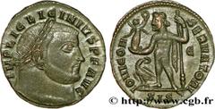 LICINIUS Ier(11/08/308-09/324)Valerius Licinianus Licinius Follis ou nummus N° v38_1164    Date : 313 Nom de l'atelier : Savie, Siscia Métal : cuivre Diamètre : 20,5mm Axe des coins : 6h. Poids : 3,04