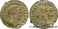 CONSTANTIN Ier LE GRAND(25/07/306-22/05/337)Flavius Valerius ConstantinusAuguste (25/12/307-22/05/337) Follis ou nummus N° v38_1183    Date : 317 Nom de l'atelier : Belgique, Trèves Métal : cuivre Dia