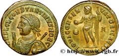 CONSTANTIN II(1/03/317-04/340)Flavius Claudius Julius ConstantinusCésar(1/03/317-9/09/337) Centenionalis ou nummus N° v38_1254    Date : 317-320 Nom de l'atelier : Egypte, Alexandrie Métal : cuivre Di