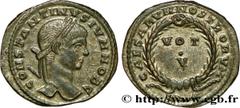 CONSTANTIN II(1/03/317-04/340)Flavius Claudius Julius ConstantinusCésar(1/03/317-9/09/337) Centenionalis ou nummus N° v38_1256    Date : 321 Nom de l'atelier : Viennoise, Arles Métal : cuivre Diamètre