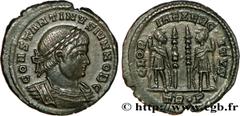 CONSTANTIN II(1/03/317-04/340)Flavius Claudius Julius ConstantinusCésar(1/03/317-9/09/337) Centenionalis ou nummus N° v38_1268    Date : 332-333 Nom de l'atelier : Belgique, Trèves Métal : cuivre Diam