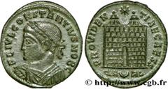 CONSTANCE II(8/11/324-3/11/361)Flavius Julius Valerius ConstantiusCésar(8/11/324-9/09/337) Centenionalis ou nummus N° v38_1278    Date : 325-326 Nom de l'atelier : Viennoise, Arles Métal : cuivre Diam