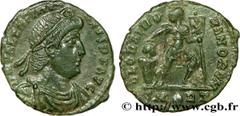 VALENTINIEN Ier (25/02/364-17/11/375)Flavius Valentinianus Nummus, (PB, ئ 3) N° v38_1321    Date : 367-375 Nom de l'atelier : Rome Métal : cuivre Diamètre : 18,5mm Axe des coins : 6h. Poids : 2,03g. D