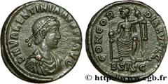 VALENTINIEN II(17/11/375-15/05/392)Flavius Valentinianus Nummus, (PB, ئ 3) N° v38_1340    Date : 379-383 Nom de l'atelier : Savie, Siscia Métal : cuivre Diamètre : 18mm Axe des coins : 12h. Poids : 2,