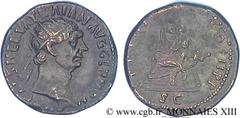 TRAJAN(27/10/97-8/08/117)Marcus Ulpius TraianusAuguste(25/01/98-8/08/117) Dupondius, (MB, ئ 28) N° v13_0235    Date : 99 Nom de l'atelier : Rome Métal : bronze Diamètre : 27,5mm Axe des coins : 6h. Po
