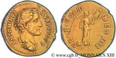 ANTONIN LE PIEUX(25/02/138-7/03/161)Titus Aurelius Fulvus Boionius Arrius AntoninusAuguste(10/07/138-7/03/161) Aureus N° v13_0286    Date : 144 Nom de l'atelier : Rome Métal : or Diamètre : 20mm Axe d