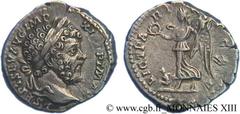 SEPTIME SEVERE(13/04/193-4/02/211)Lucius Septimius Severus Denier N° v13_0371    Date : 198 Nom de l'atelier : Rome Métal : argent Diamètre : 17,5mm Axe des coins : 6h. Poids : 3,06g. Etat de conserva