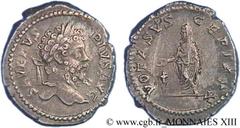 SEPTIME SEVERE(13/04/193-4/02/211)Lucius Septimius Severus Denier N° v13_0376    Date : 207 Nom de l'atelier : Rome Métal : argent Diamètre : 19,5mm Axe des coins : 12h. Poids : 2,64g. Degré de rareté