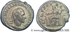 MACRIN(11/04/217-8/06/218)Marcus Opellius Macrinus Denier N° v13_0462    Date : 06-07/217 Nom de l'atelier : Rome Métal : argent Diamètre : 18mm Axe des coins : 7h. Poids : 3,16g. Degré de rareté : R1